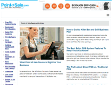 Tablet Screenshot of pointofsale.com